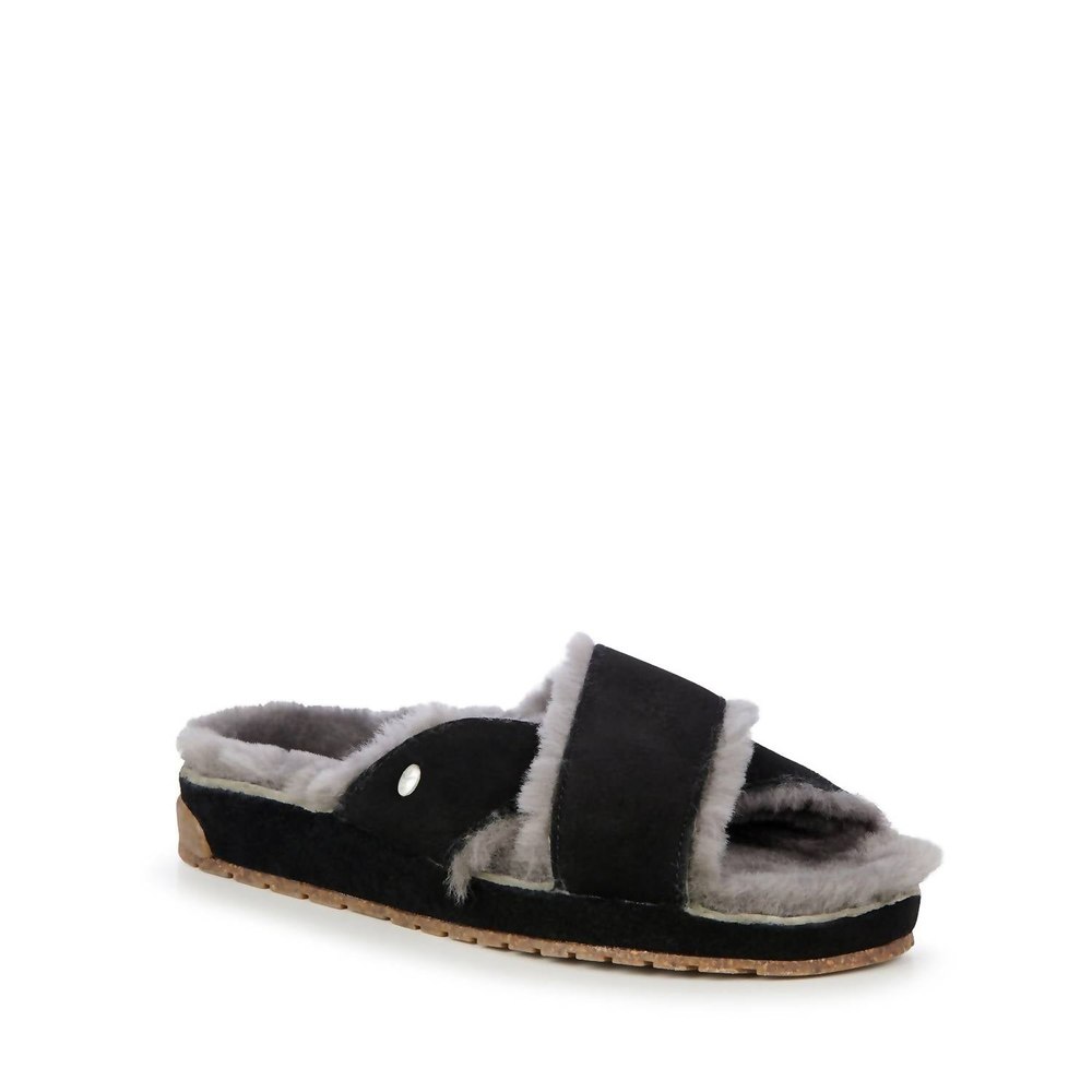 Women’s Mayberry Corky Slide Sandal In Black