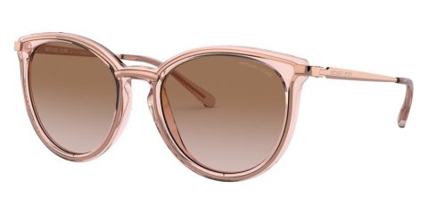 Michael Kors Women’s 54mm Camila Rose Transparent/Rose Gold Sunglasses
