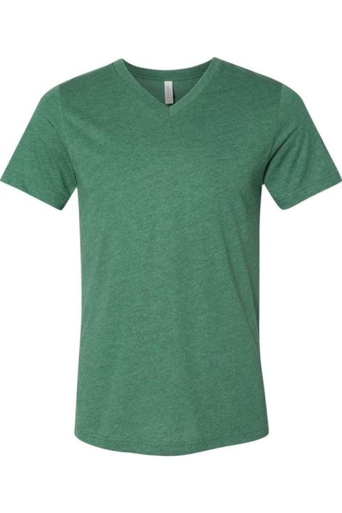 BELLA + CANVAS Heather CVC V-Neck Tee 7824336879676