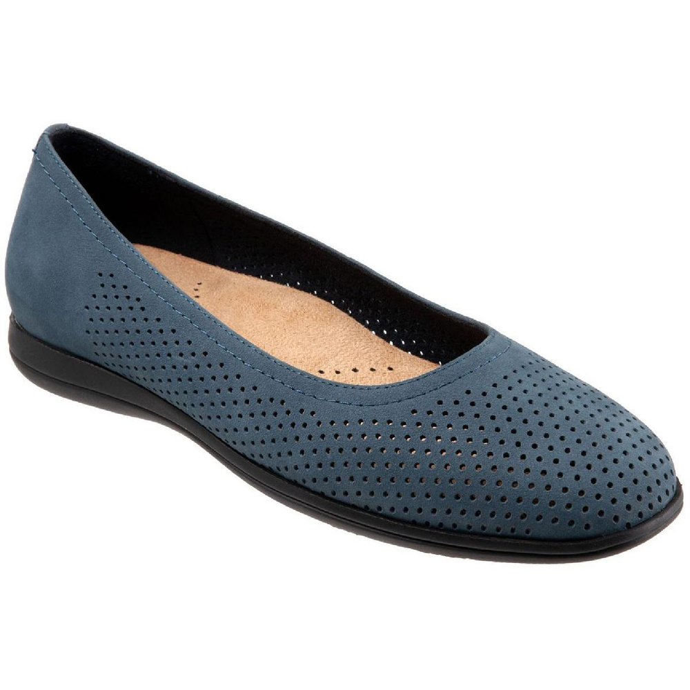 Darcey Leather Slip On Flats