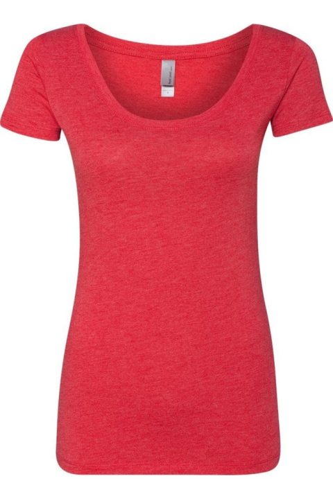 Next Level Womens Triblend Scoop Neck T-Shirt 7824335863868