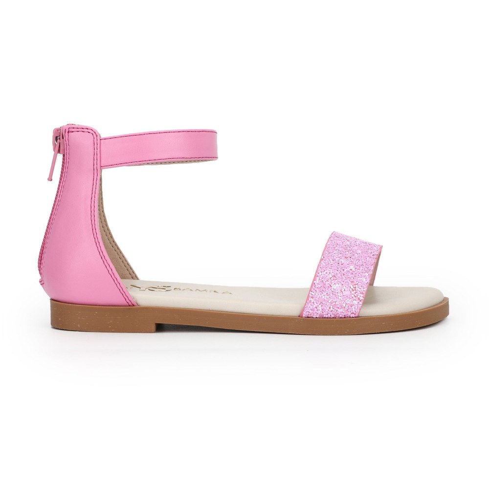 Miss Cambelle Glitter Sandal in Pink – Kids