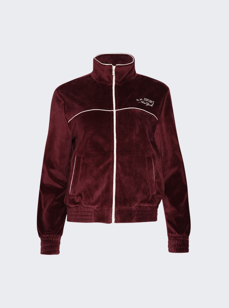 Sport Velour Track Jacket