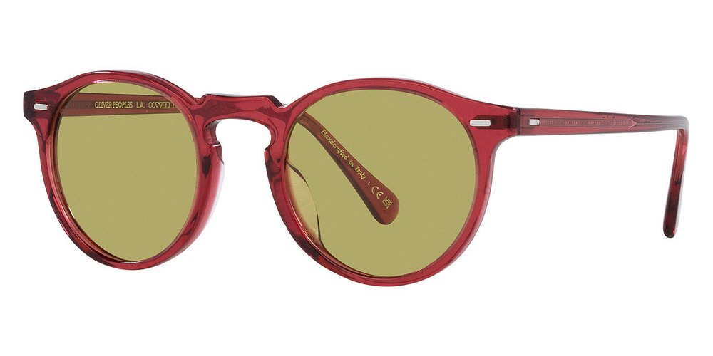 Oliver Peoples Unisex 47mm Translucent Rust Sunglasses