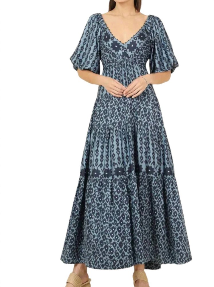 Ila Maxi Dress In Davina Marlin 7748952293436