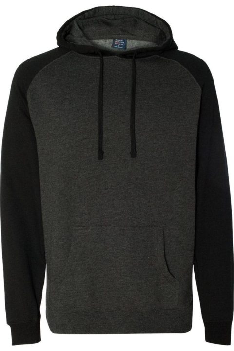 Independent Trading Co. Raglan Hooded Sweatshirt