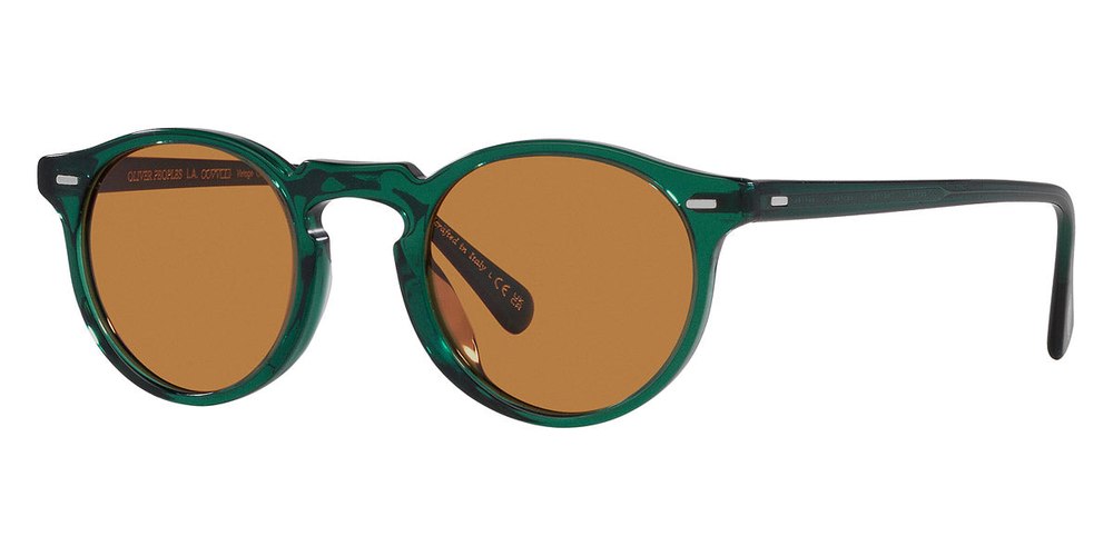 Oliver Peoples Unisex 50mm Translucent Dark Teal Sunglasses