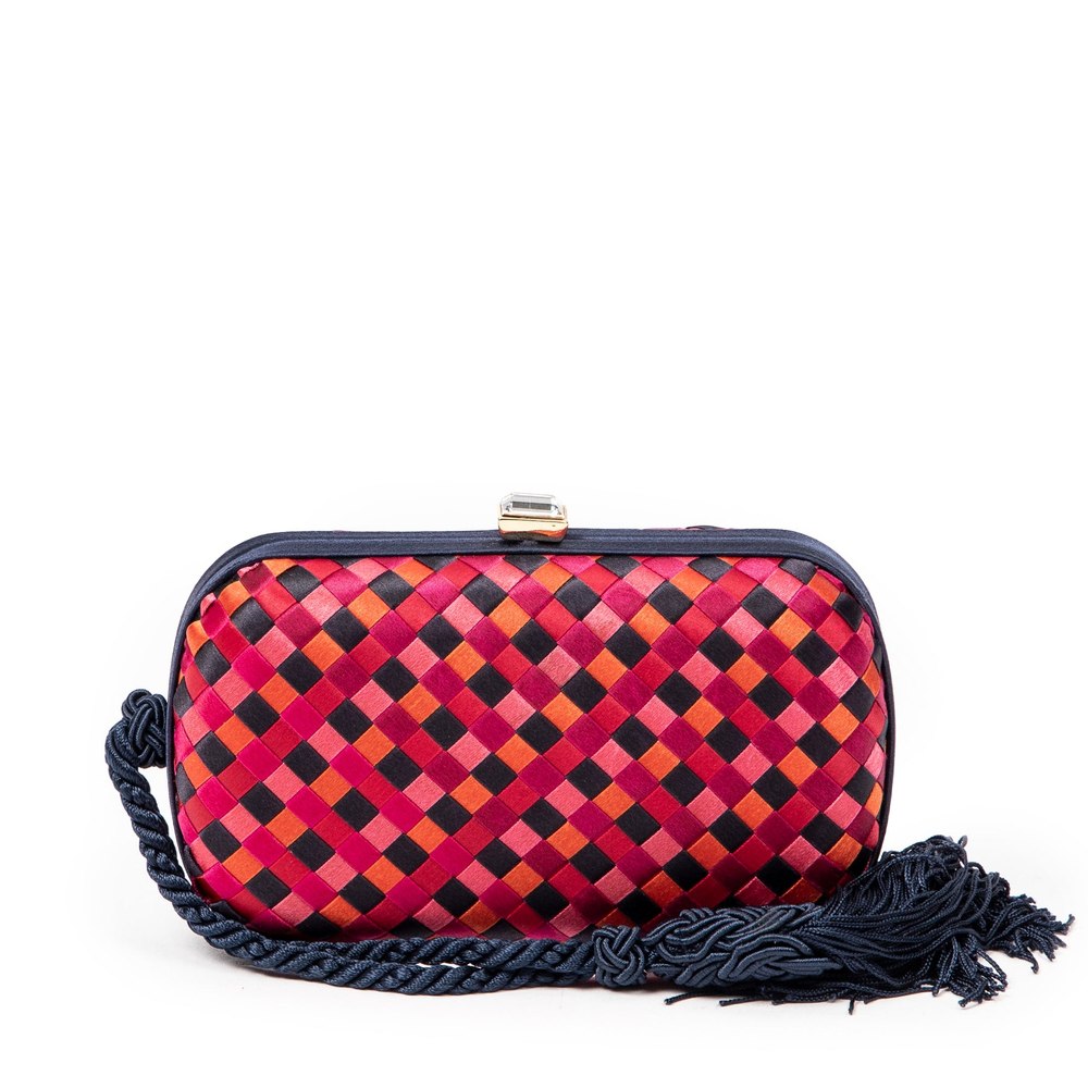 Vintage Tassel Clutch