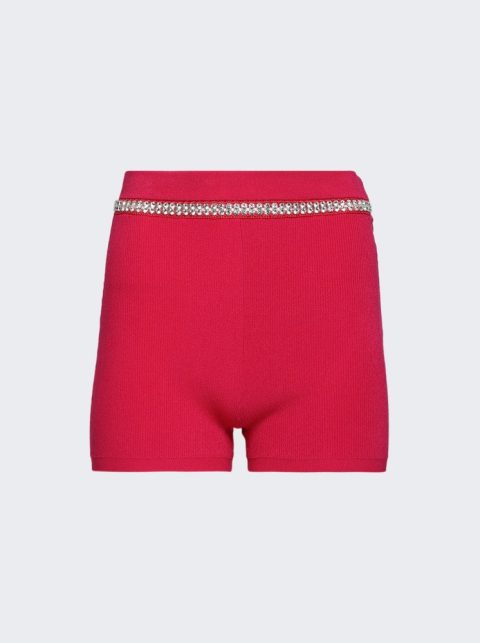 Embellished Knit Shorts