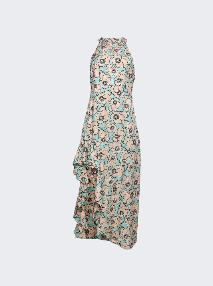 Gerbera Linen Maxi Dress