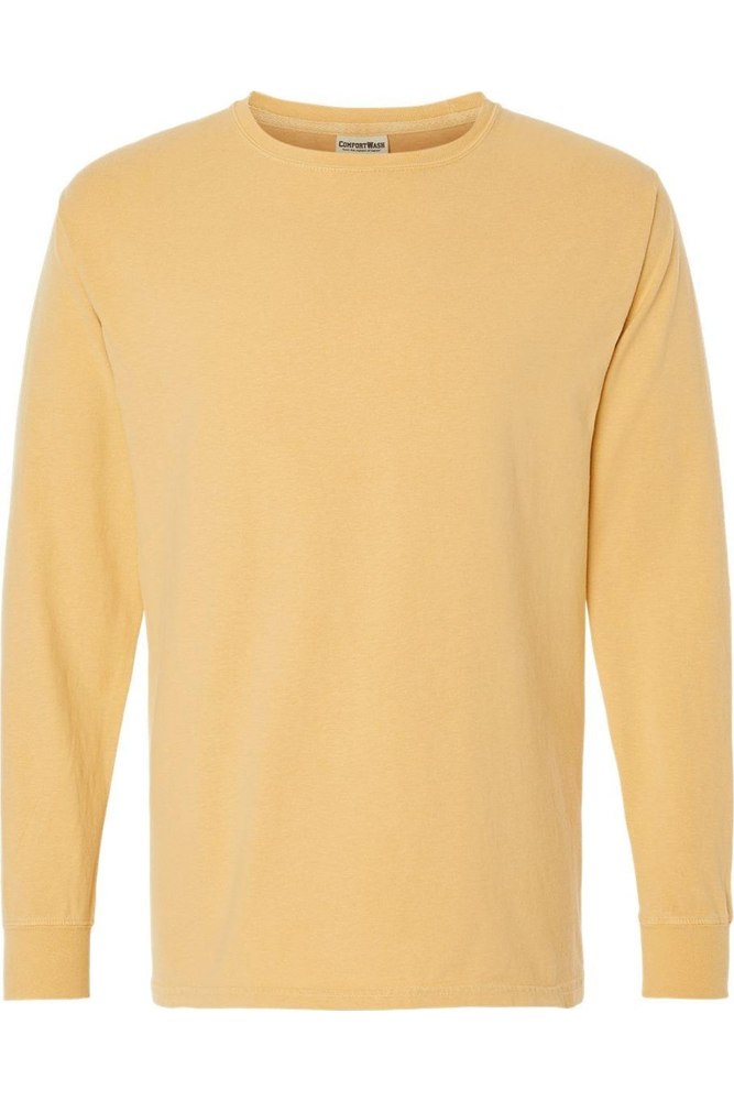 ComfortWash by Hanes Garment-Dyed Long Sleeve T-Shirt 7824339107900