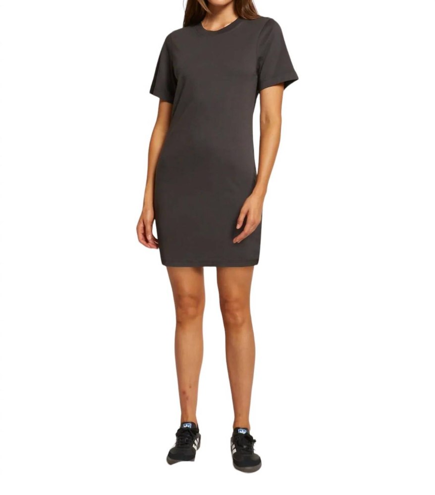 Tiegan Short Sleeve Dress In Vintage Black 7748971561020