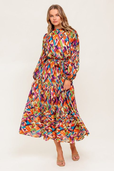 YOUR SWEETIE WOVEN MIDI DRESS