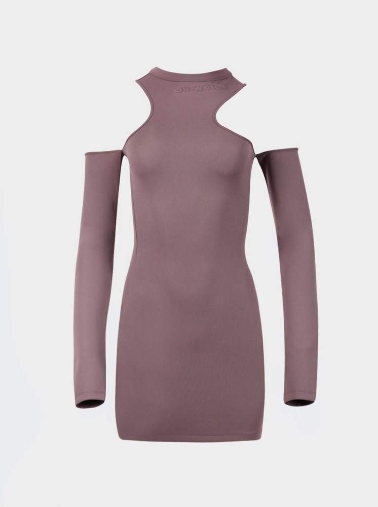 Sleek Asymmetric Mini Dress