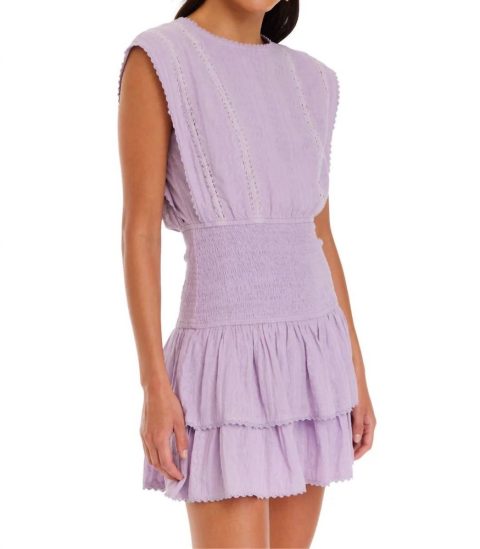 Kenzie Mini Dress In Lilac 7748990599228