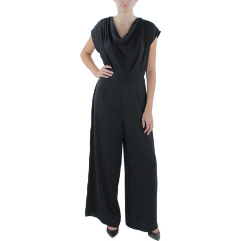 Cowl Neck Wide Leg Jumpsuit
