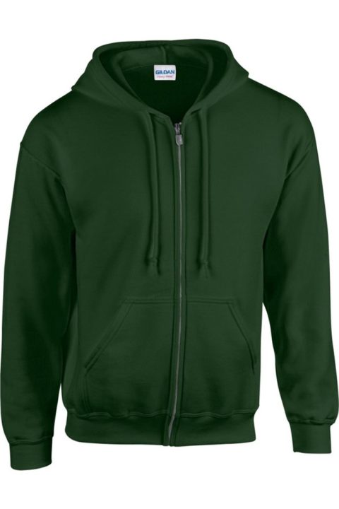 Gildan Heavy Blend Unisex Adult Full Zip Hooded Sweatshirt Top 7824345792572