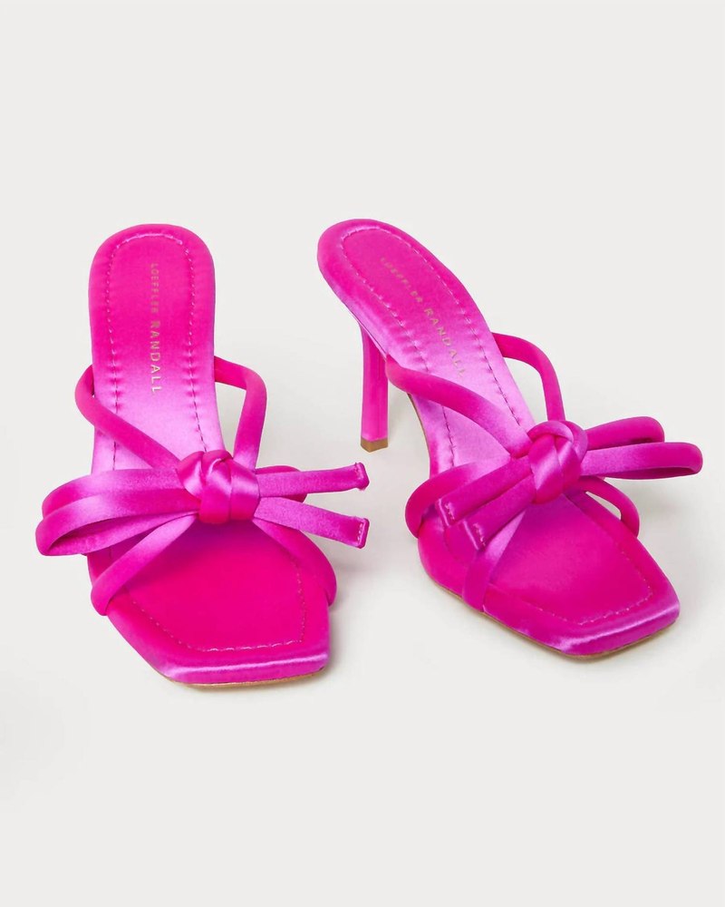 Women’s Margi Bow Heeled Sandal In Fuchsia