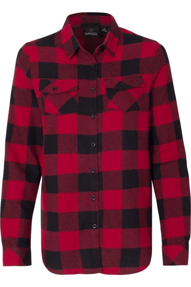 Burnside Women´s Yarn-Dyed Long Sleeve Flannel Shirt 7824346742844