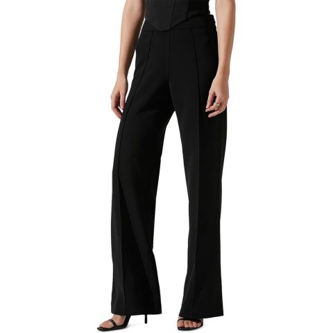 Madison High Rise Wide Leg Straight Leg Pants