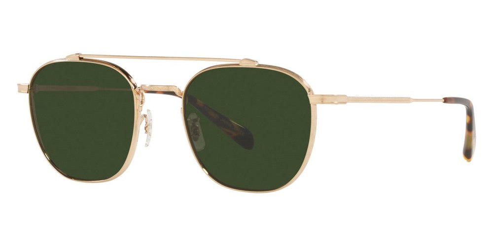 Oliver Peoples Unisex 49mm Brushed Gold Sunglasses