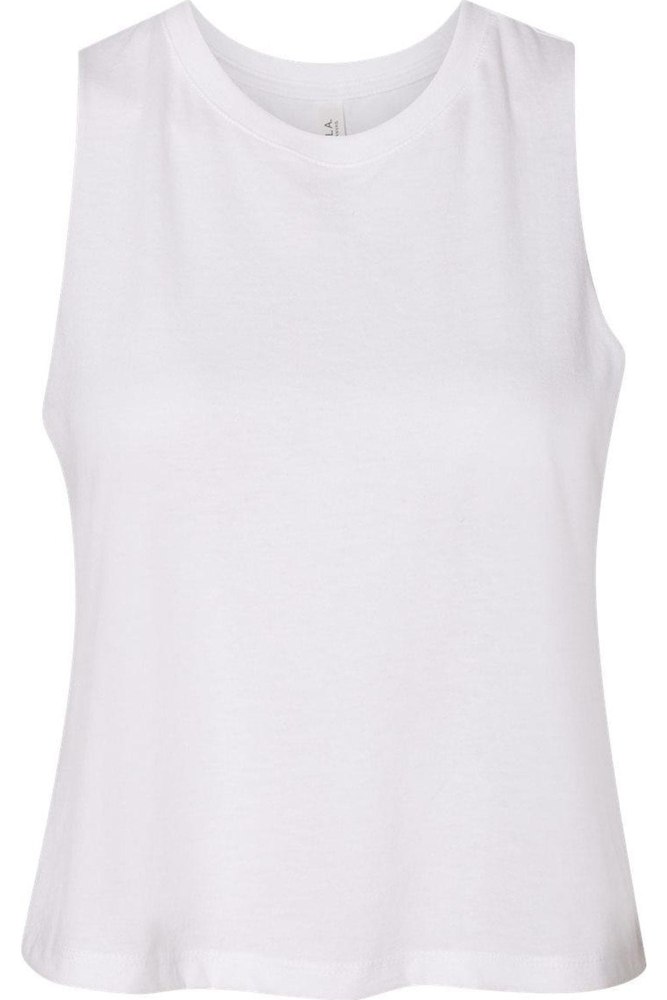 BELLA + CANVAS Women´s Racerback Crop Tank 7824344809532