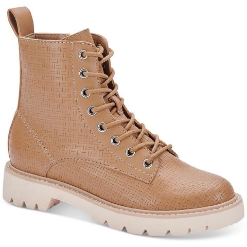 Piker Perforated Round toe Ankle Boots