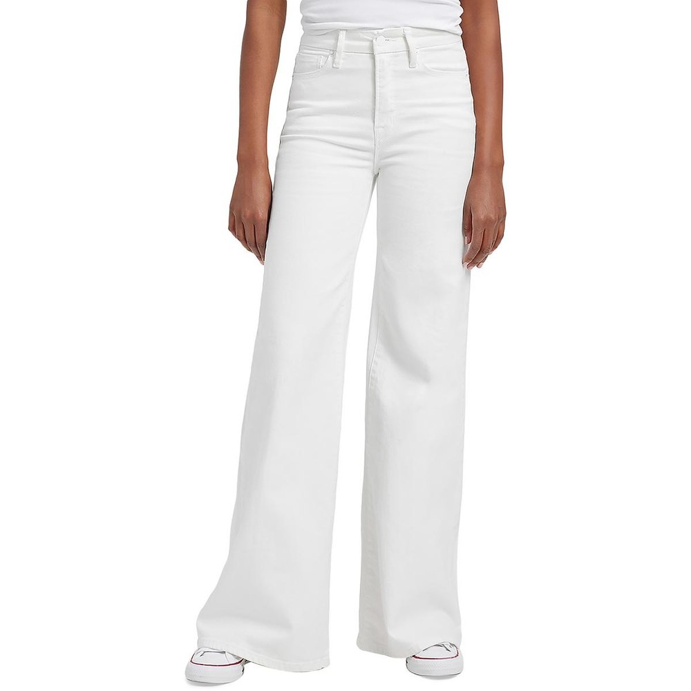 High-Rise Denim Wide Leg Jeans