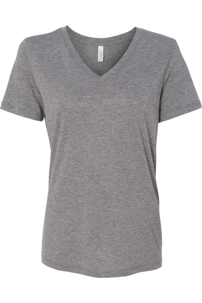 BELLA + CANVAS Women´s Relaxed Triblend Short Sleeve V-Neck Tee 7824349757500