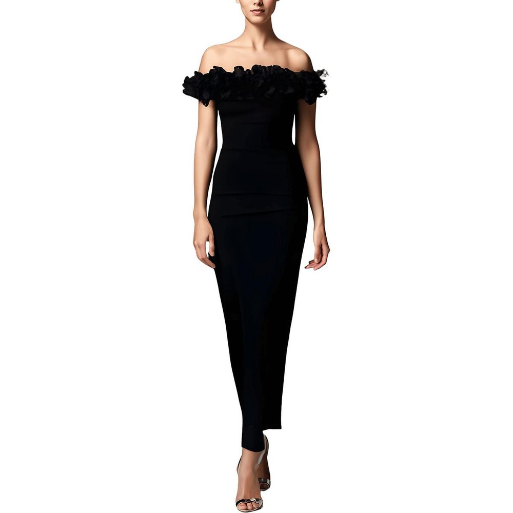 Petites Applique Cocktail And Party Dress