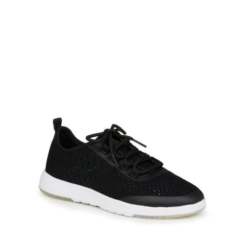 Women’s Miki Washable Eyelet Sneaker In Black