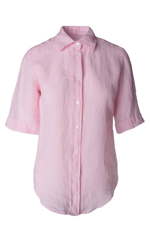 Women’s Caryl Woven Button Down Shirt In Candy