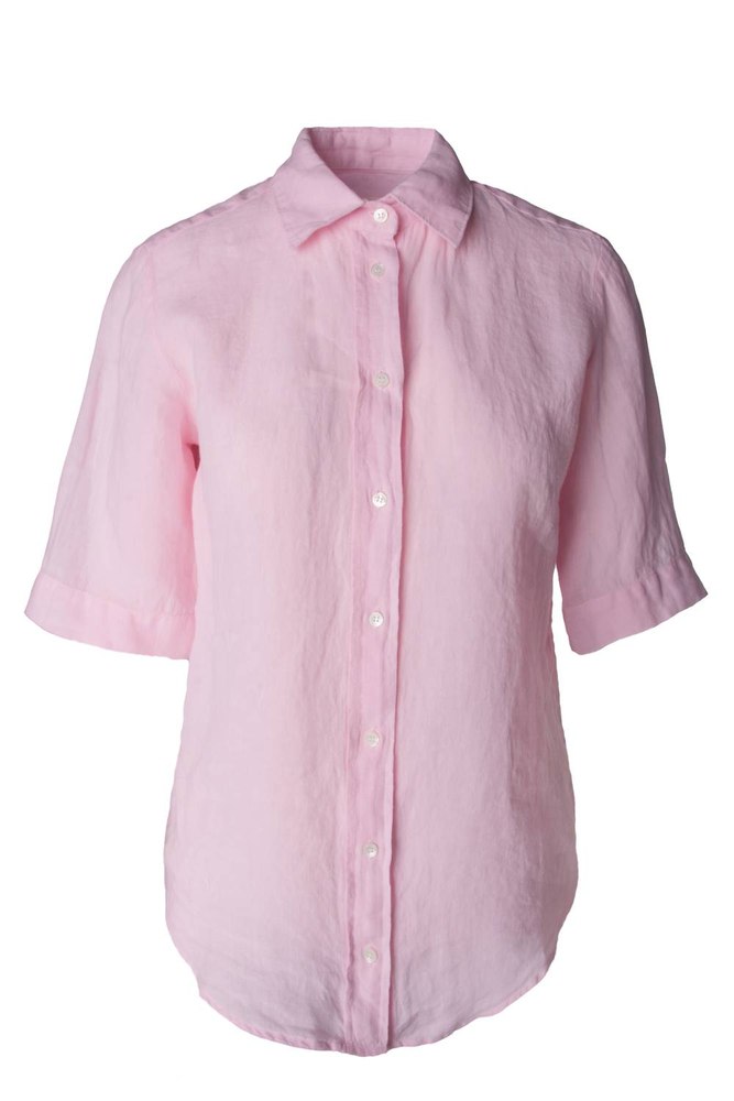 Women’s Caryl Woven Button Down Shirt In Candy