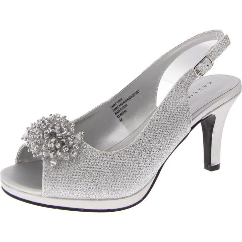 Breena Slip On Peep Toe Slingback Sandals