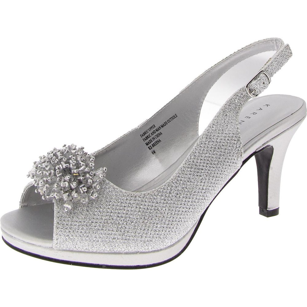 Breena Slip On Peep Toe Slingback Sandals