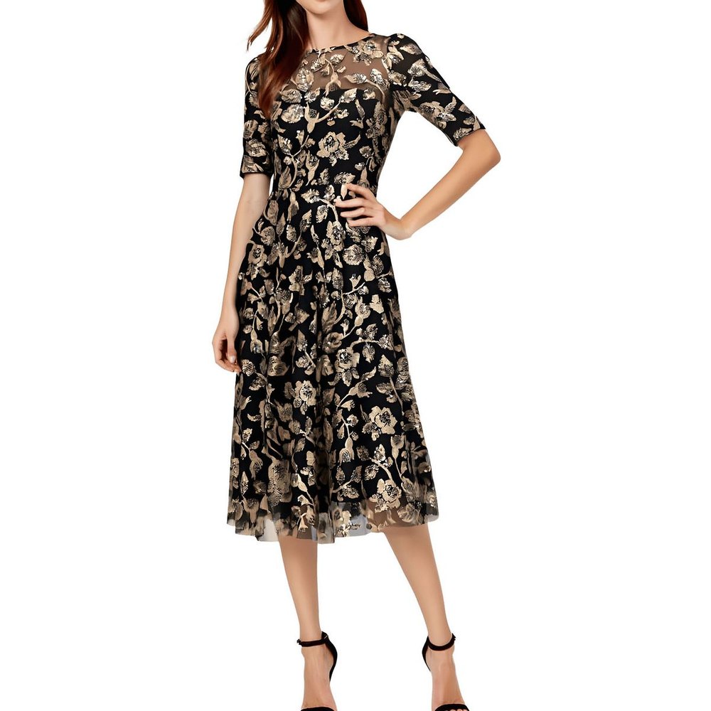 Sequined Midi Dress