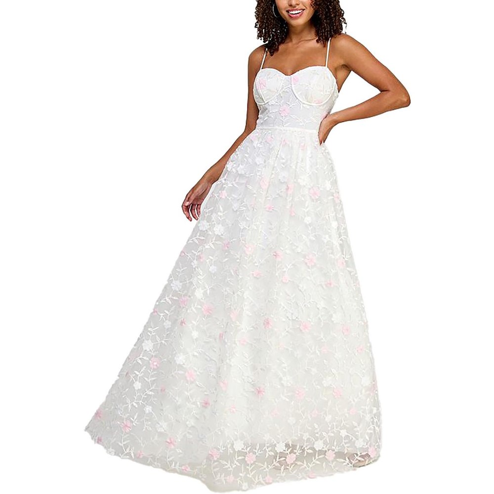 Juniors Embellished Midi Midi Dress