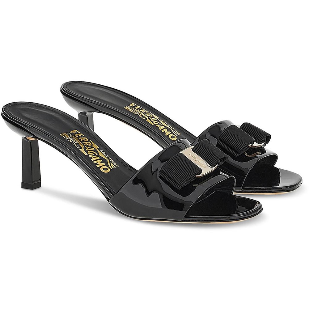 Glo 55 Patent Embellished Heels