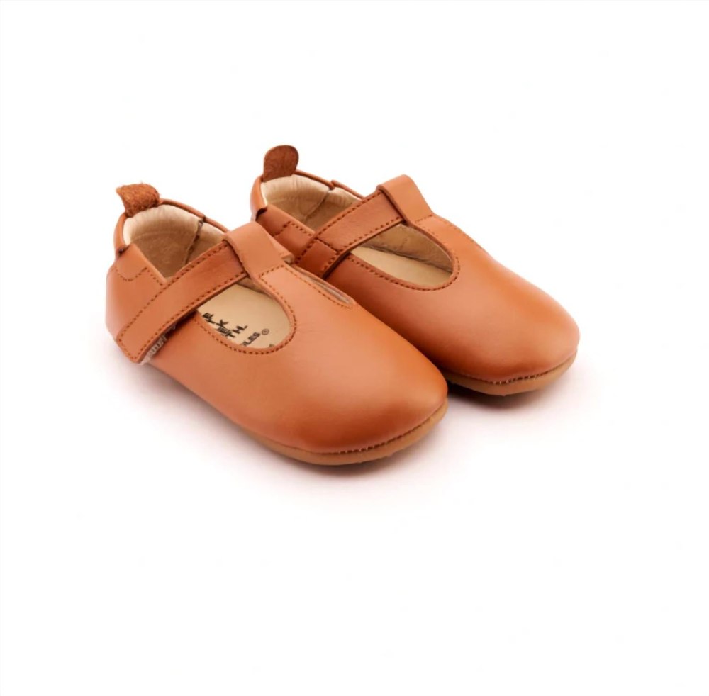 Girl’s Ohme Bub Shoes In Tan