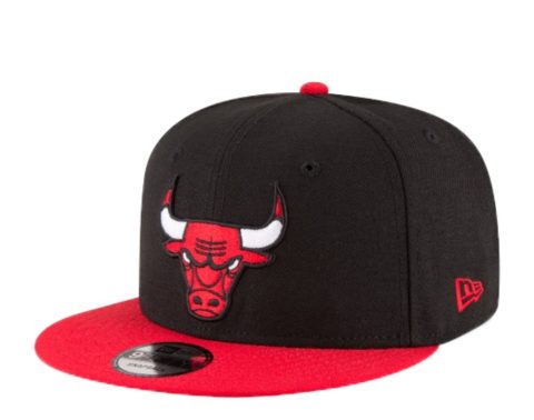 New Era 9Fifty NBA Chicago Bulls 2-Tone Black/Red Snapback Hat 70557027