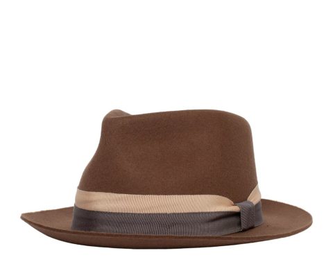 Goorin Bros Wheeler Wool Felt Fedora Hat Whiskey 100-0052-WKY