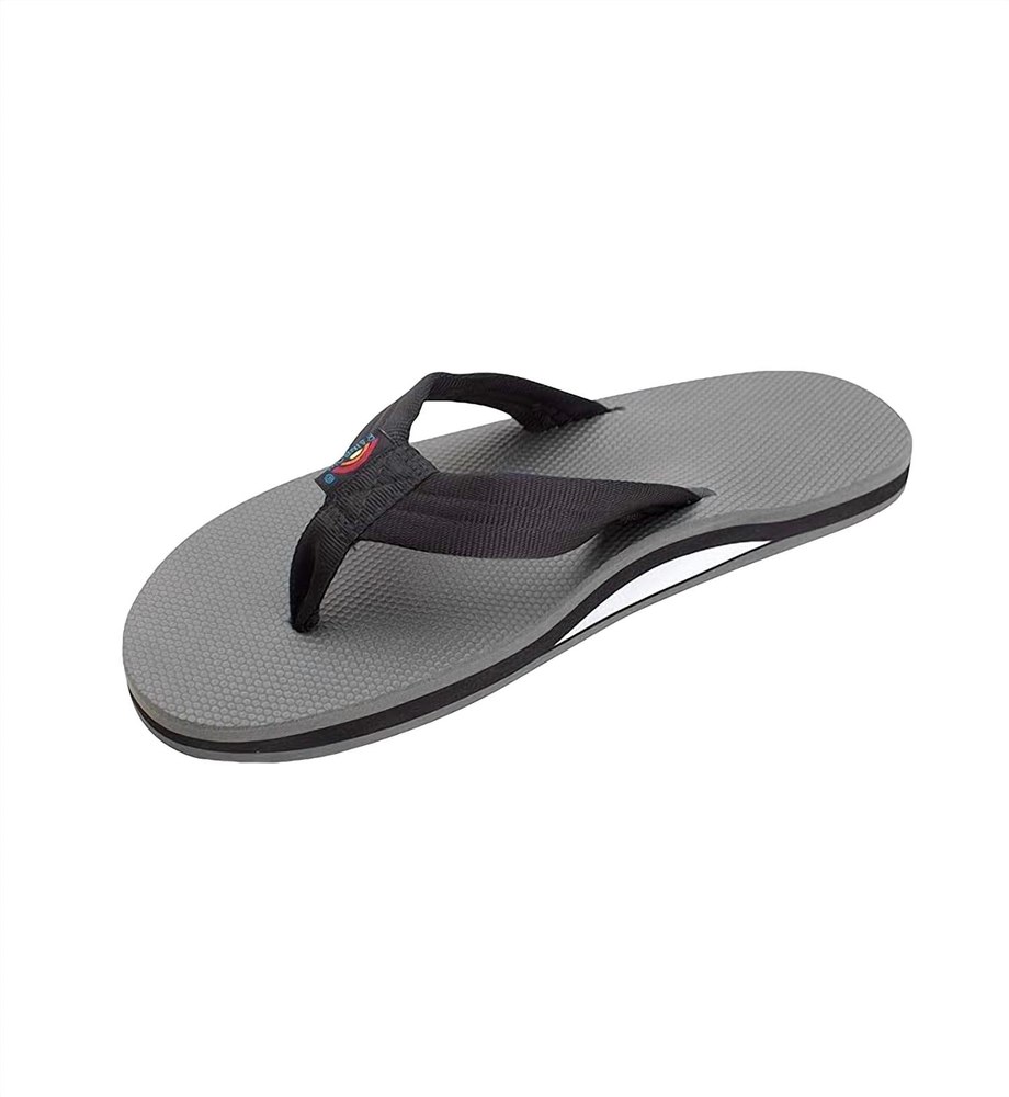 Men’s Classic Rubber Sandal In Black/grey