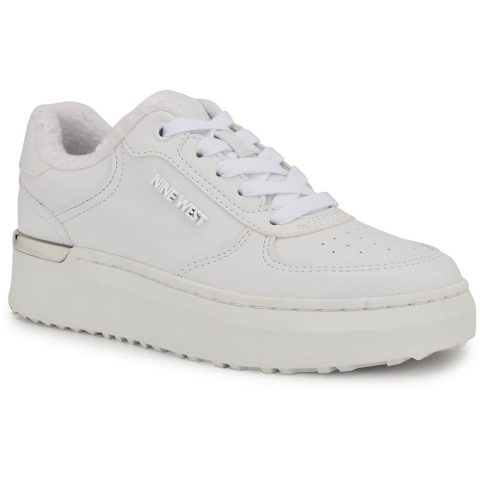 Lace-Up Faux Leather Casual And Fashion Sneakers