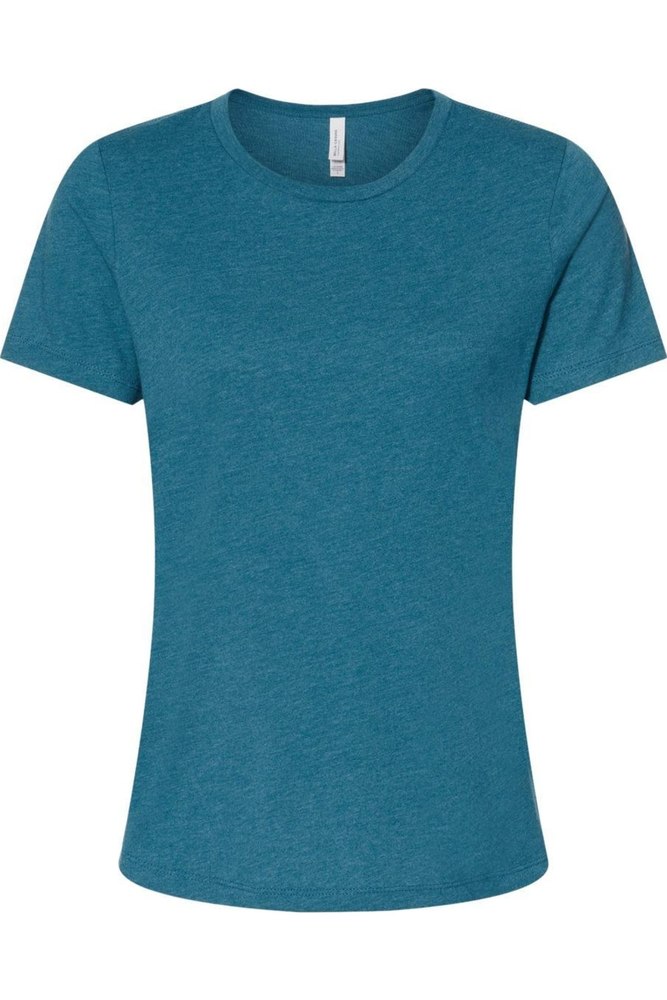 BELLA + CANVAS Womens Relaxed Fit Heather CVC Tee 7824355065916