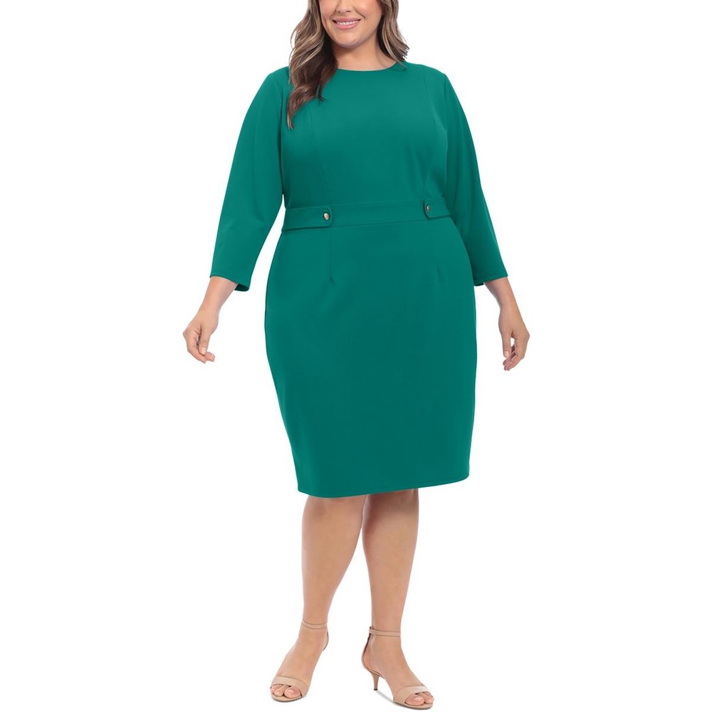 Plus Office Business Wear To Work Dress