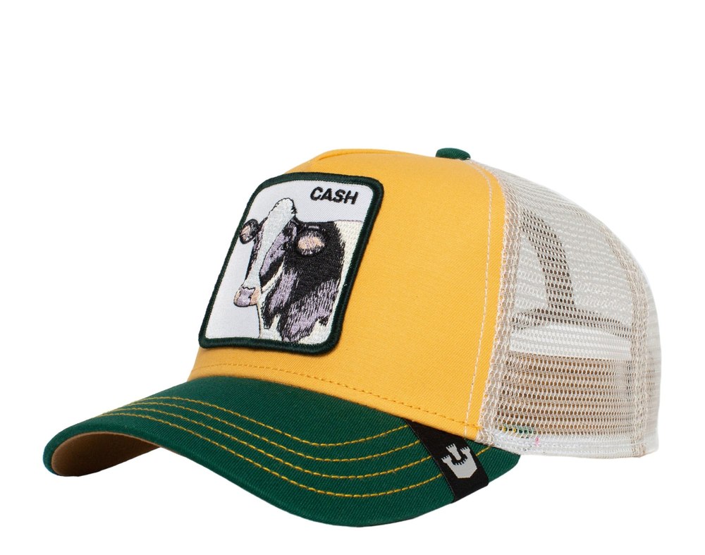 Goorin Bros Cash Cow Yellow Trucker Hat 101-0383-YEL