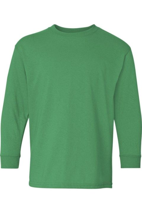 Gildan Heavy Cotton Youth Long Sleeve T-Shirt 7824358047804