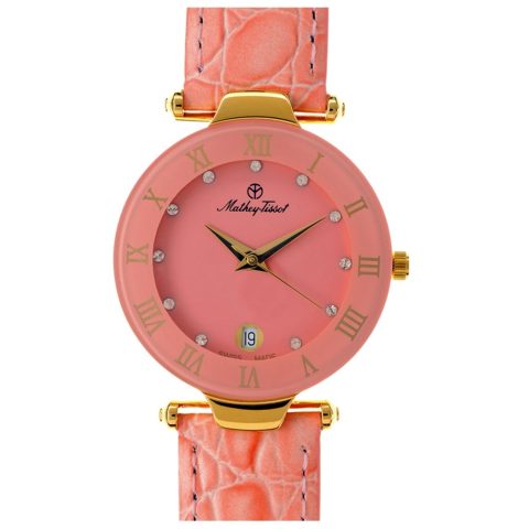 Mathey Tissot Women’s Classic Pink Dial Watch