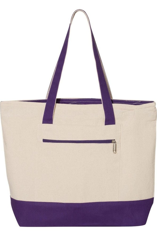 Q-Tees 19L Zippered Tote 7824357523516