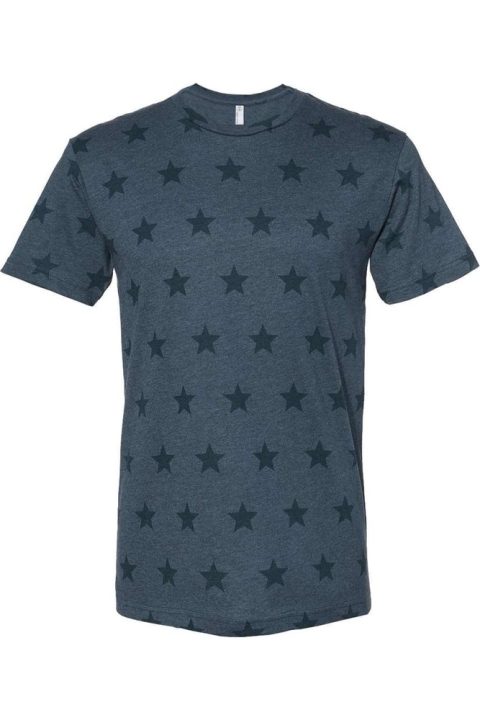 Code Five Star Print Tee
